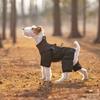 Dog Raincoat with Harness Pet Small Dog Adjustable Reflective Rain Jacket Outdoor Windbreaker with 4 Leg Waterproof  Dog Costume