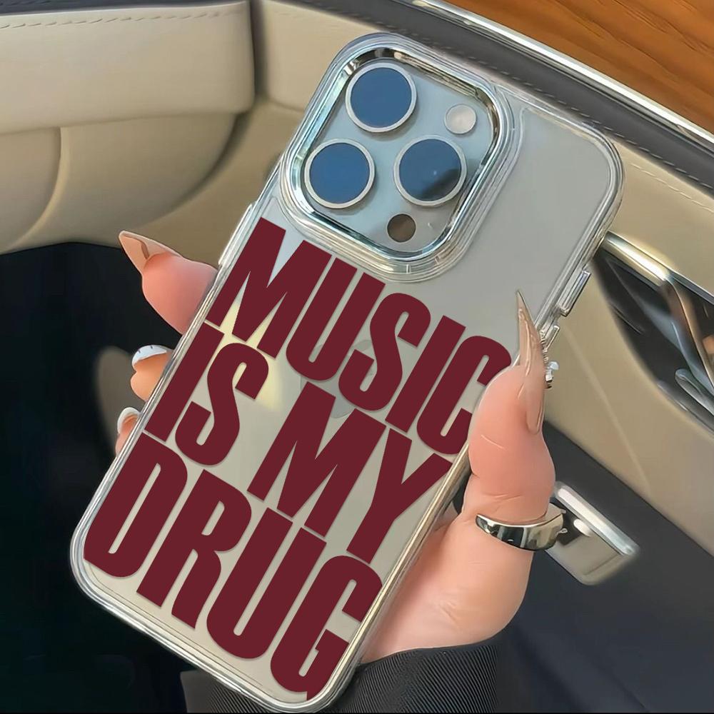 Love Music Phone Case For Iphone 11 Case Iphone 15 17E 13 12 14 16 Pro Max 14 Plus 17 Air 16E Soft Silicone Shockproof Cover