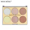 MISS ROSE 6-in-1 Exquisite Girl Highlighters Sexy Waterproof Non-removal Loaded Highlighter Glow High Lighter