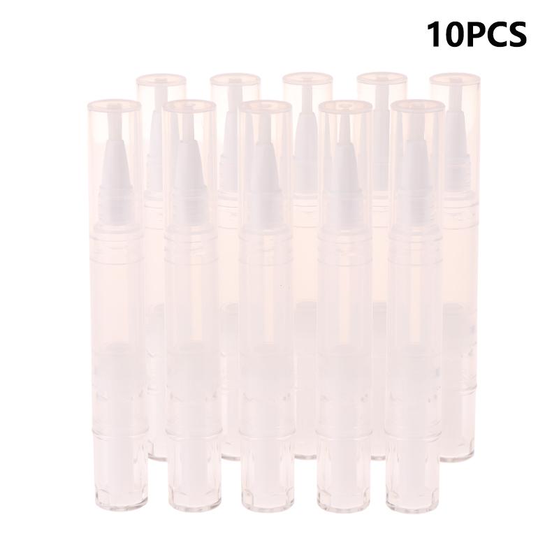 5/10pcs 5Ml Nail Oil Pen Empty Refillable Pen Cuticle Oil Pen Brush Tip Eyelash Growth Liquid Nail Polish Cuticle Oil Pen
