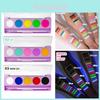Young Vision Colorful Uv Face Painting Palette For Stage Performance With Five Vibrant Shades