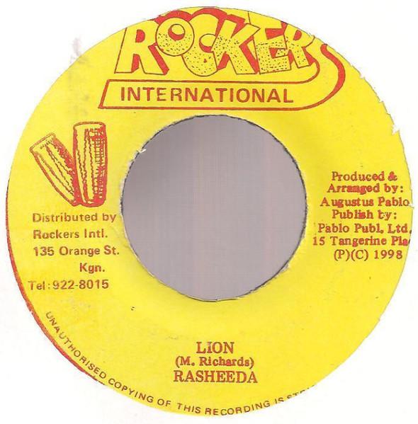 7inch Record SISTER RASHEDA - Lion NONE Rockers Interna 1998 Jamaica Reggae, Ska & Dub Used