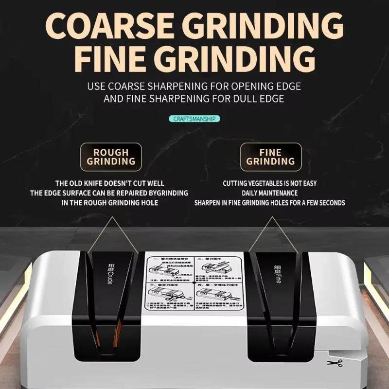 Elektrischer Messerschärfer, multifunktionaler automatischer Schneidmesserschärfer, Schlitzschraubendreher, Scherenschärfer, Obstmesserschärfer
