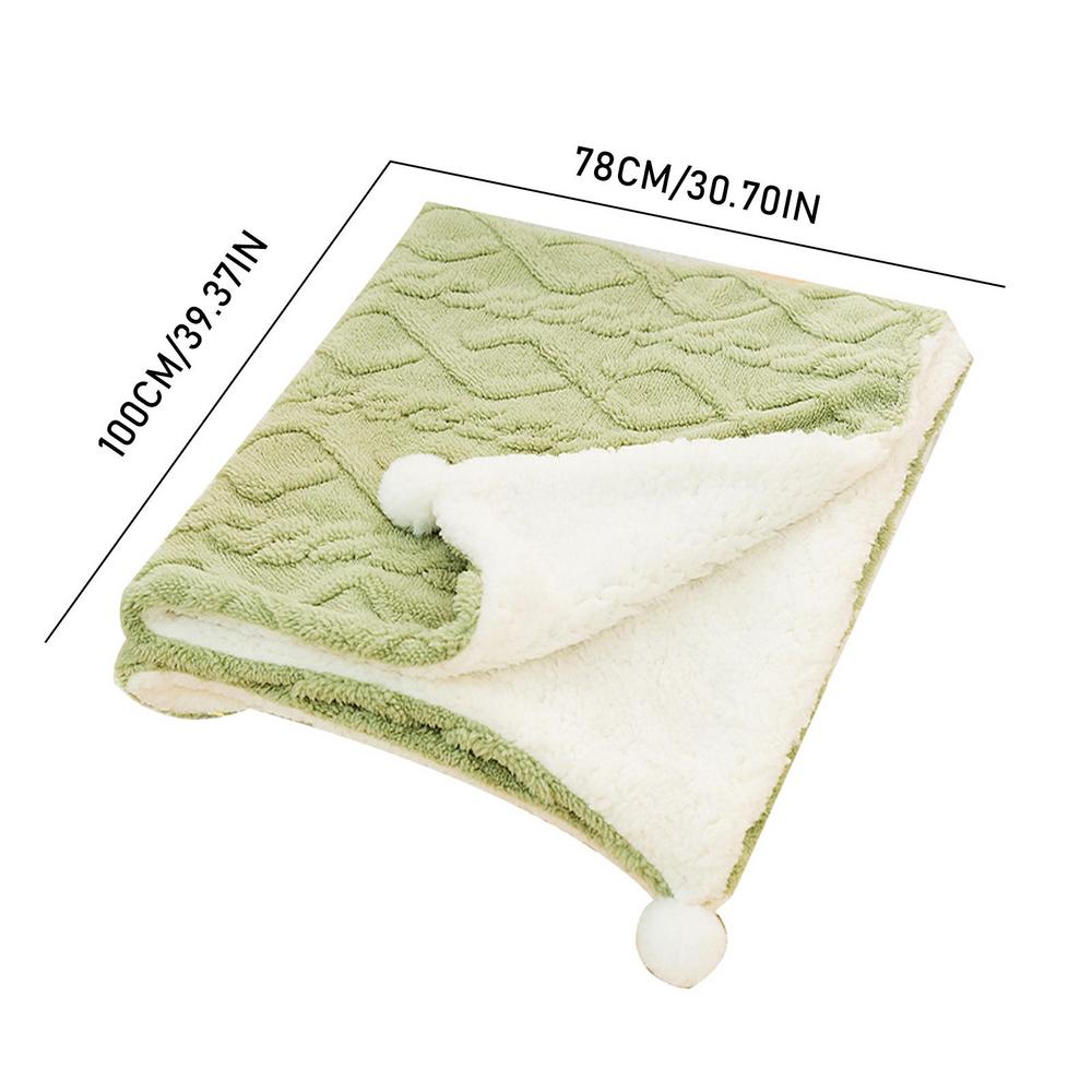 Pet Blanket Dog Fluffy Towel Blanket Fleece Sleeping Cover Towel Cushion For Dog Cats Mat Bed Blanket For Beds Winter Warm