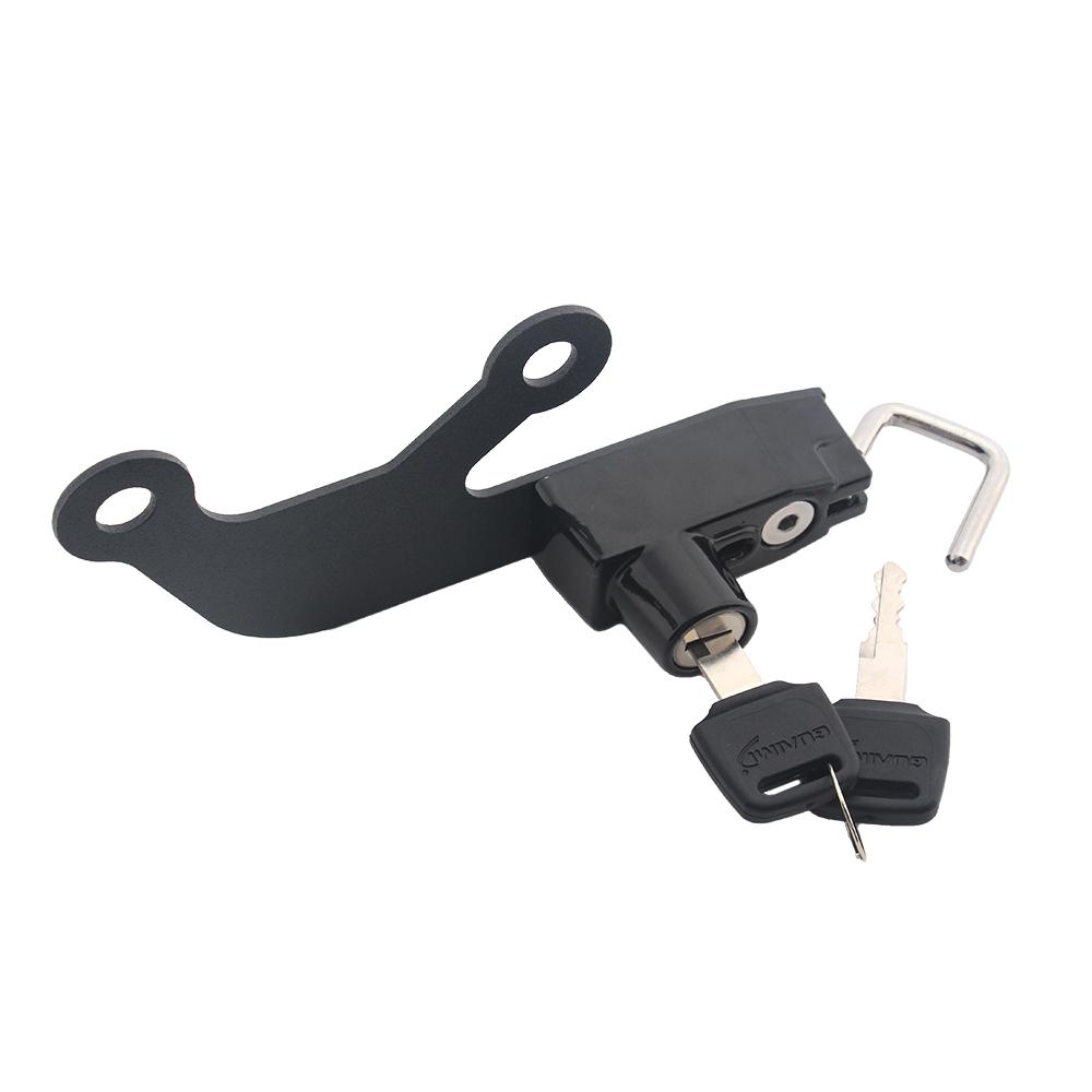 Helmet Lock For KAWASAKI Z650 NINJA 650 2017-2023 Z 650 Z-650 Motorcycle Accessories Rear Passenger Footrest Bracket Anti-theft