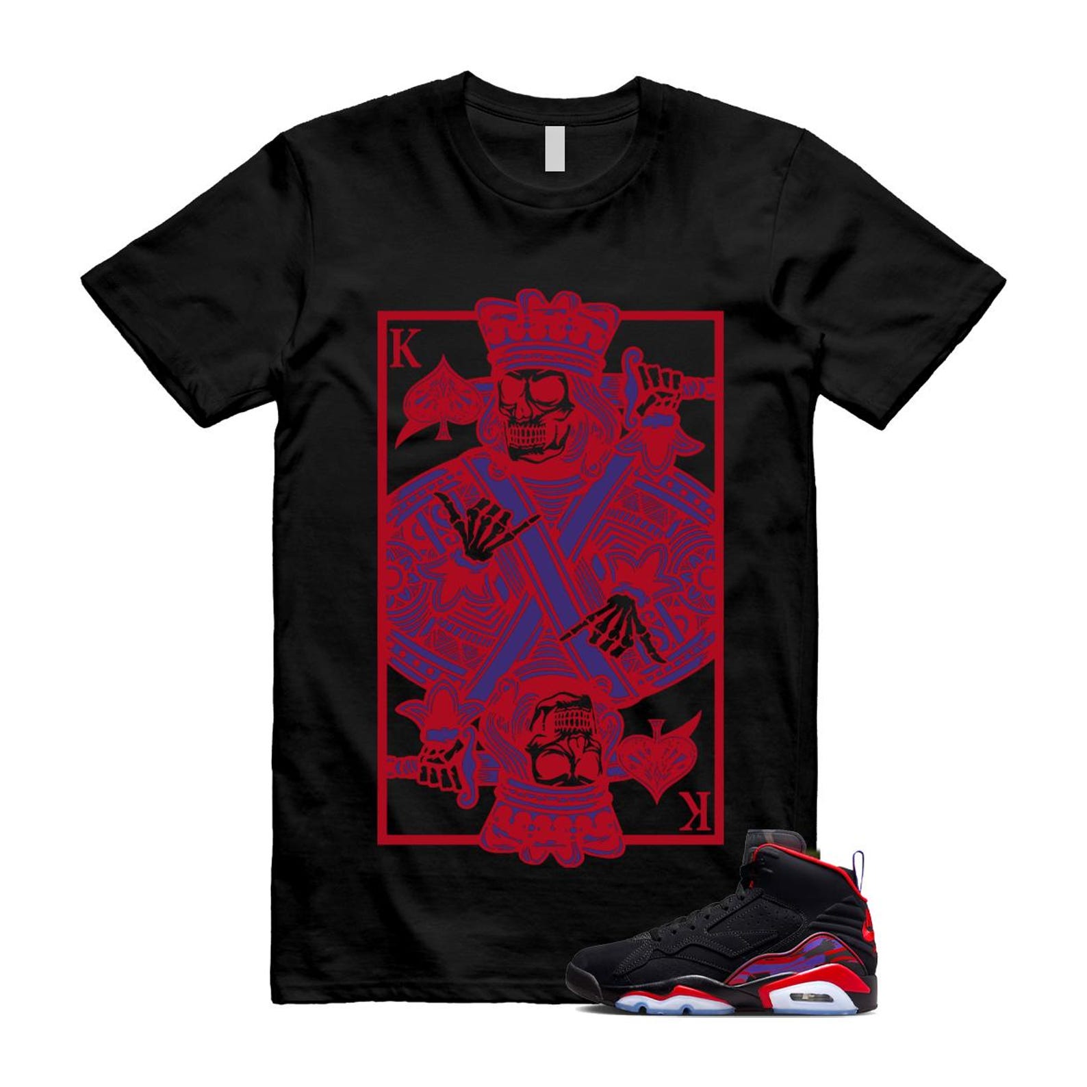 MVP Raptors 678 Black Red Purple T Shirt Match KC 2XL