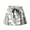 Women's Summer Fashion Drawstring Skirt Printed Pants Sports Yoga Shorts