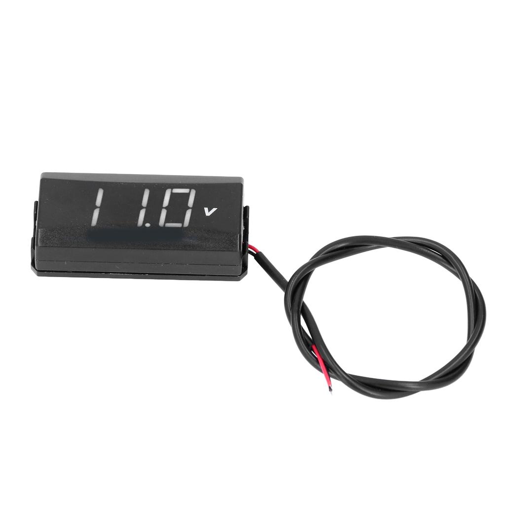 Voltage Testing Meter LED Digital Display Universal for Car Motorcycle Electric Vehicle 12V‑80V