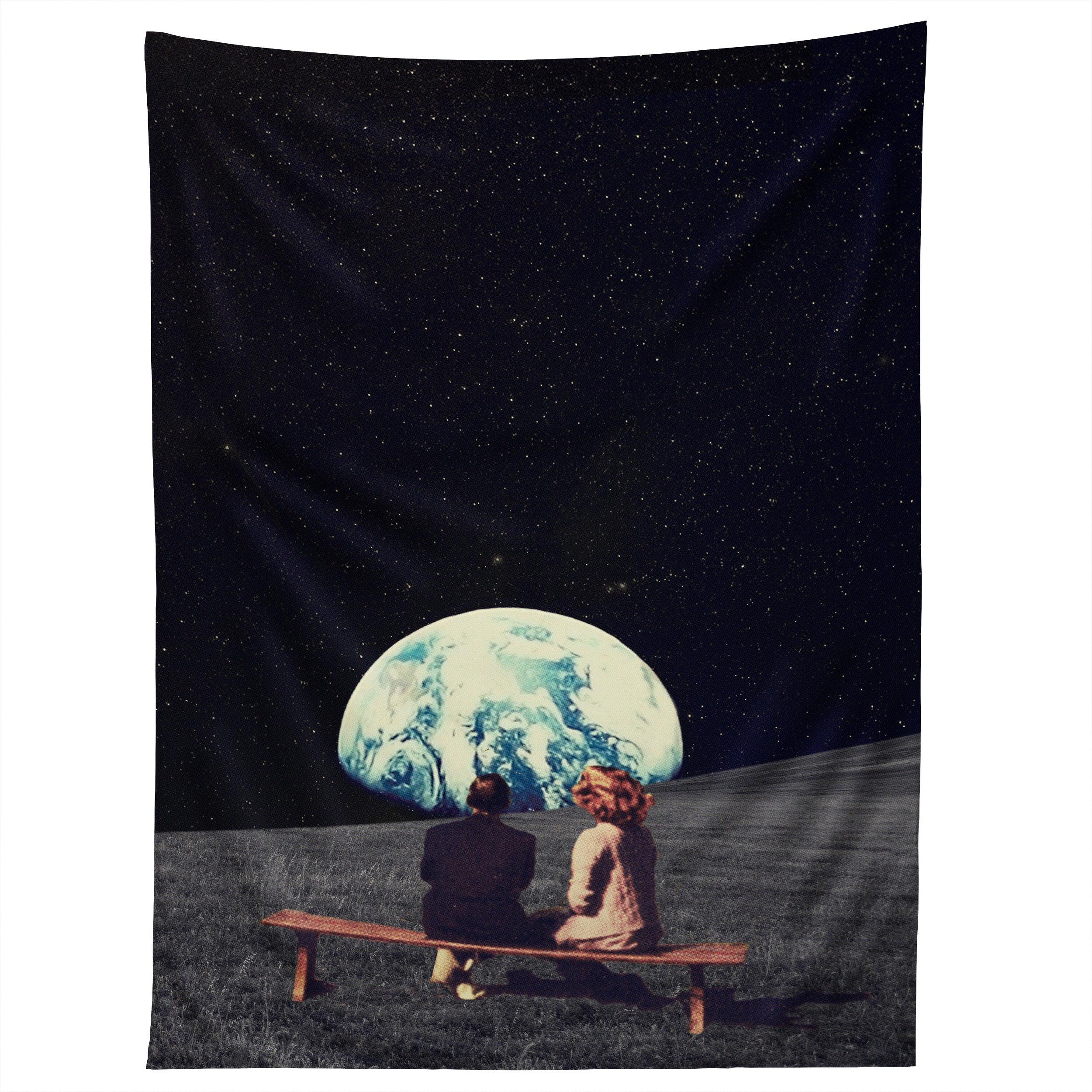 WE USED TO LIVE THERE tapestry 75x100 чёрный