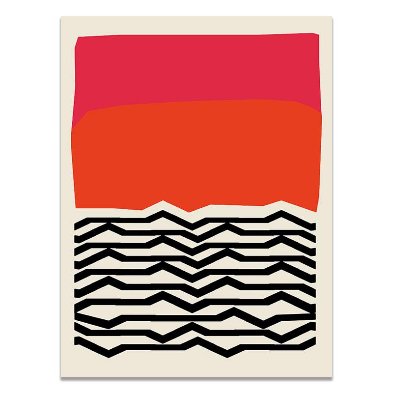 

Настенная живопись на холсте, украшение для дома, современные разноцветные абстрактные геометрические картины, принты, плакаты на скандинавскую тему, современная гостиная 60x90cm No Frame