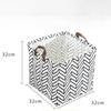 Foldable Cotton Linen Laundry Basket Dirty Clothes Hamper Household Storage Organizer Multifunctional Sundries Storage Bin