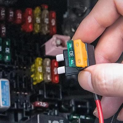 20PCS Fuse Box Power Supply New Circuit M2 Adapter Easy To Install Miniature Standard Blade Car Fuse Holder Auto Accessories