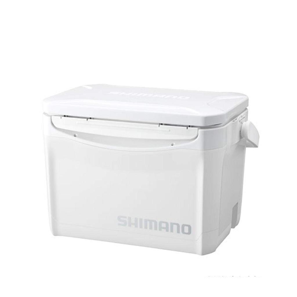 SHIMANO Kühlbox 26L Holiday Cool zum Angeln Reinweiß 260LZ-326Q