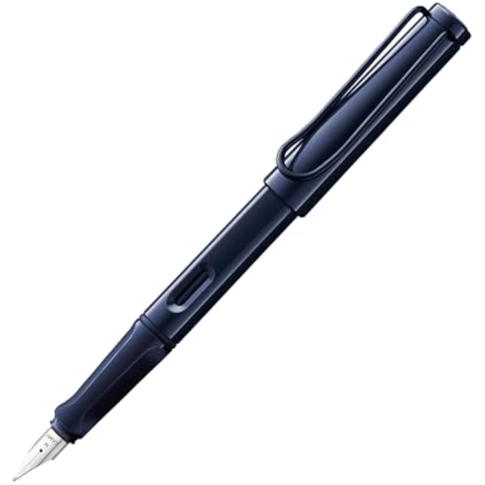 LAMY Ramie Fountain Pen Safari Stationery Writing Instrument Gift (Dark Dusk, EF Extra Fine)
