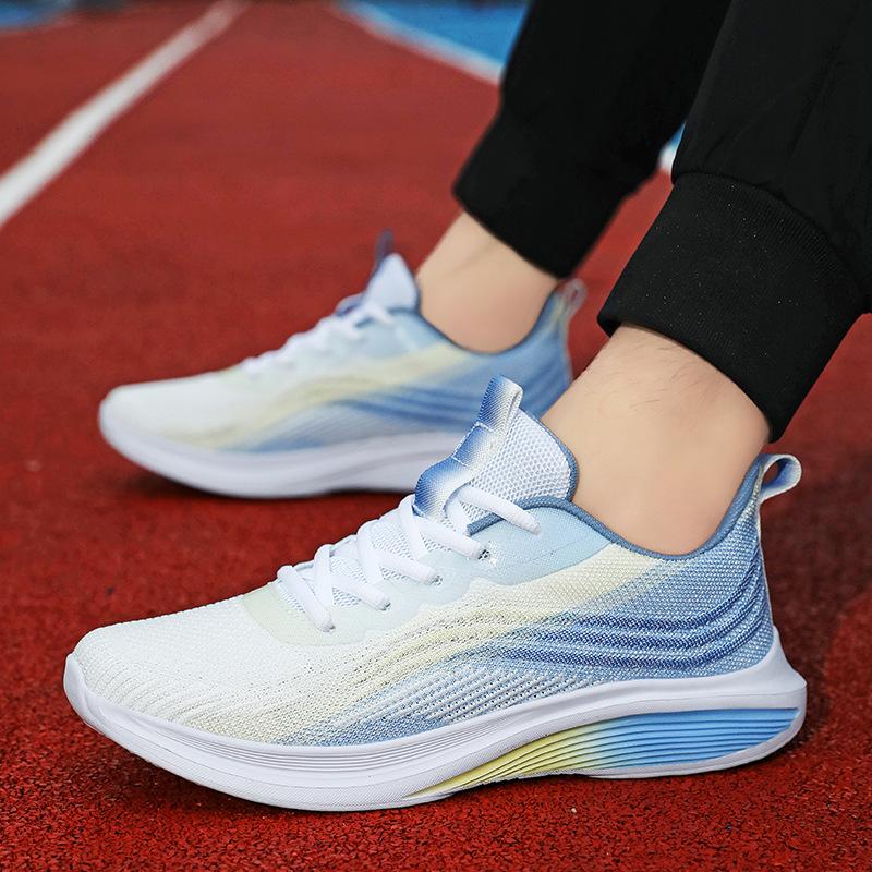 New Shoes, Sports Shoes, Ultra-light Q-elastic, Lightweight Soft-soled Breathable Mesh Travel Shoes, Couple Running Shoes