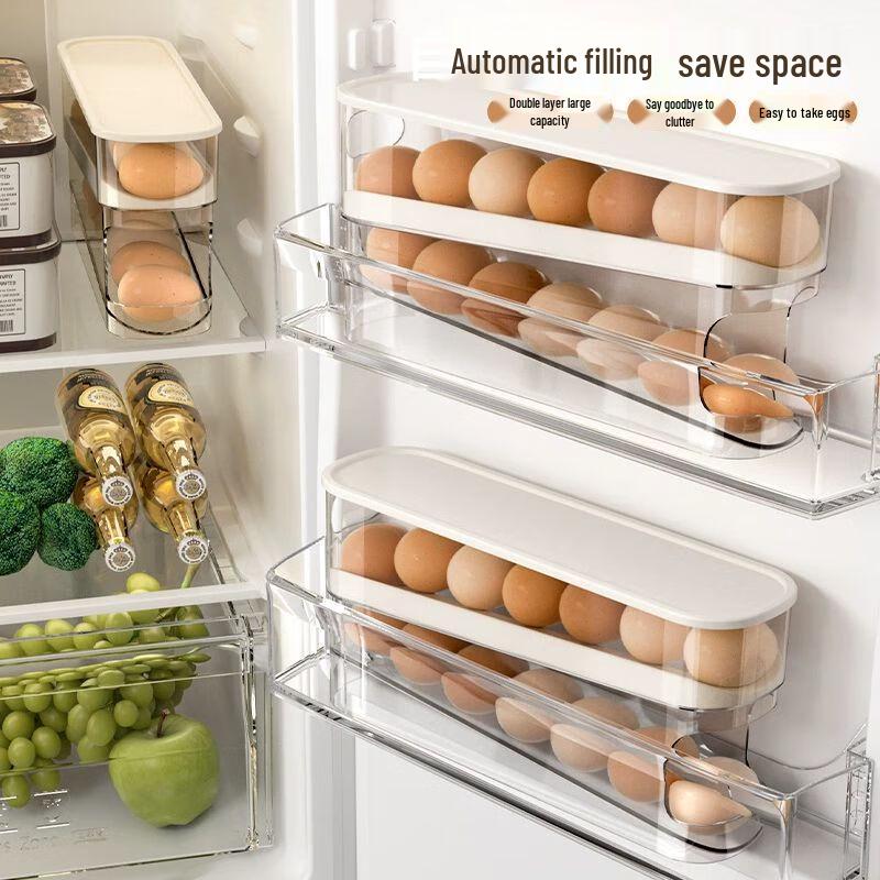Automatic Rolling Egg Dispenser for Refrigerator