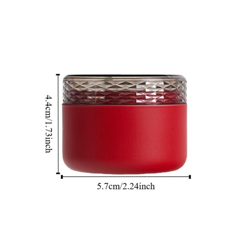 2PCS Tinplate Tea Packaging Cans Acrylic Lid Empty Tea Tin Can Durable Mini Tea Jar Food Storage