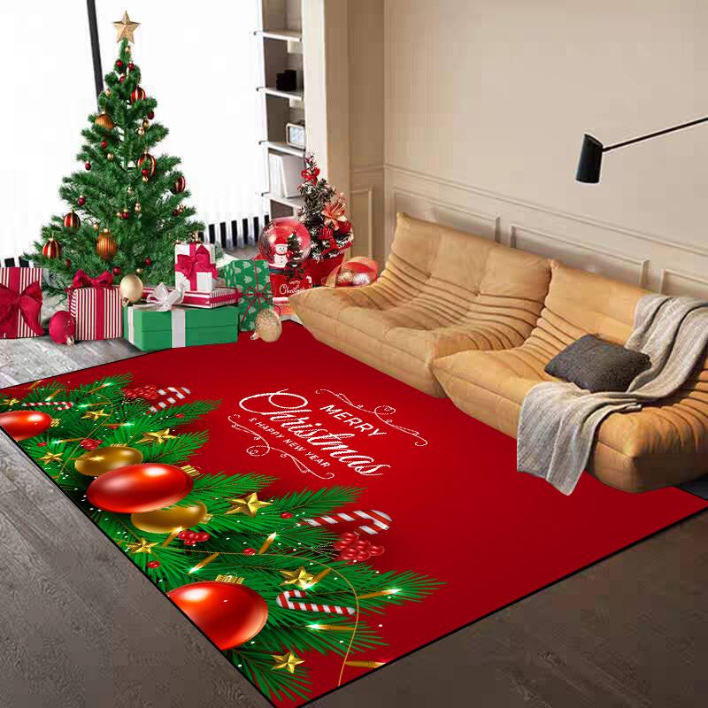 Carpet for Living Room European Classical Blue Flower Carpet Non-slip Bedroom Large Area Floor Mat Washable Cloakroom Lounge Rug