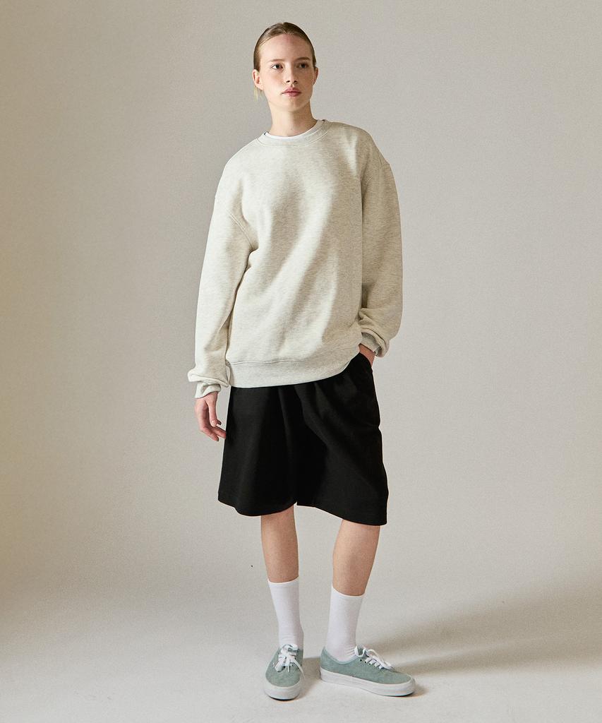 BASIC HOUSE Uni Basic Shorts Black Lyhp3101