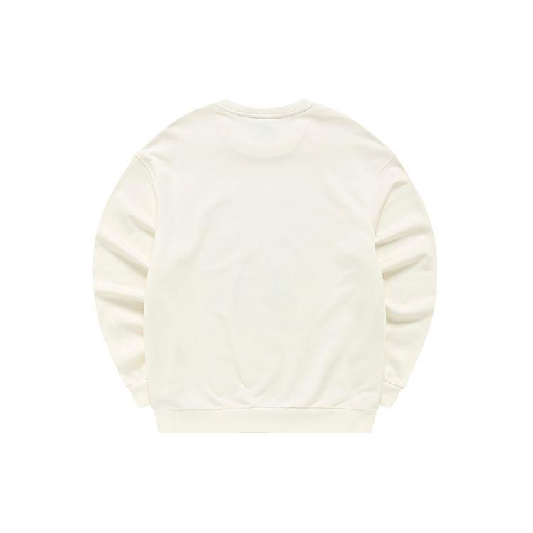 FILA Collaboration Year Of The Tiger Series Fun Pattern Sports Knit Pullover Letter Round Neck Sweatshirt Unisex sweatshirt F11U219203F-WT