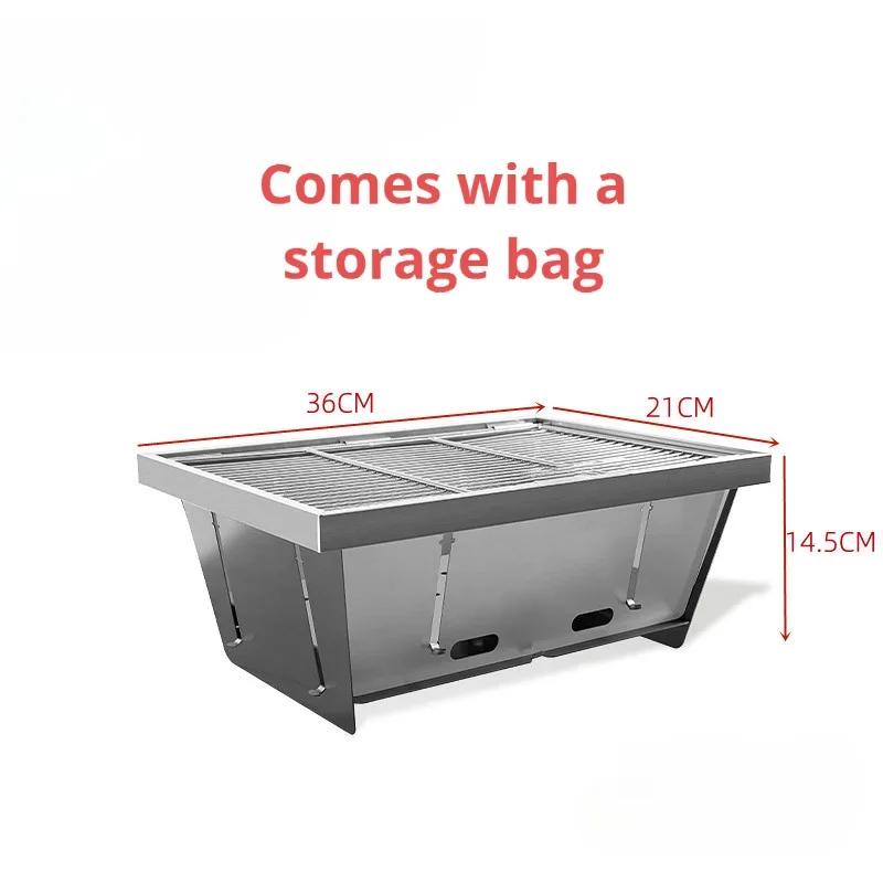 

Barbecue Stove 304 Stainless IGT Table Stove Camping Accessories Portable Camping Stove Grill Stand Camping Cooking BBQ Grill