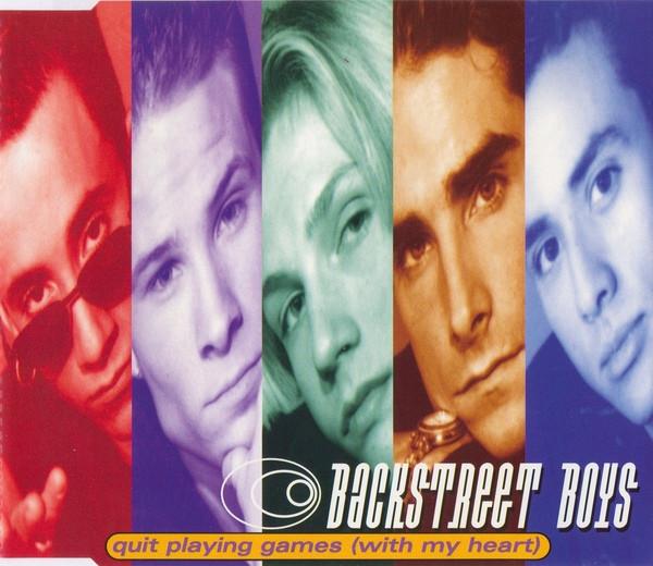 

CD BACKSTREET BOYS Quit Playing Games With My Heart 74321485732 Jive 1997 Canada Pop Used