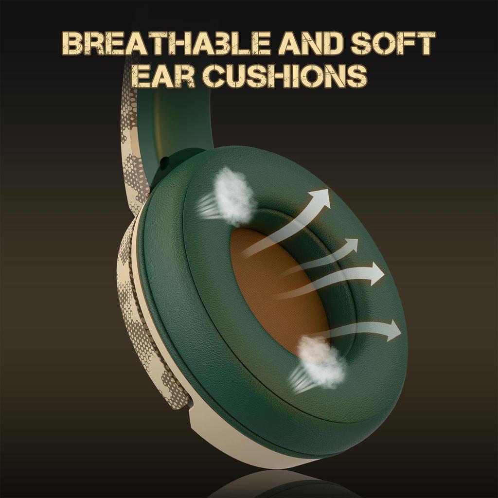 NUBWO G08 Wireless Over-Ear Gaming Headset - Stereo 2.4G Bluetooth for E-sports & PUBG