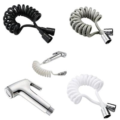 Handheld Water Toilet Bidet Sprayer Flexible Spring Shower Head Hose Tube Telephone Line Soft Hoses Bathroom Accessories