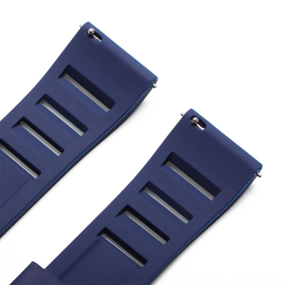 20mm 22mm Silicone Rubber Strap High Quality Curved End Watch Band for Omega for Swatch for Casio Bracelet Waterproof Wristband