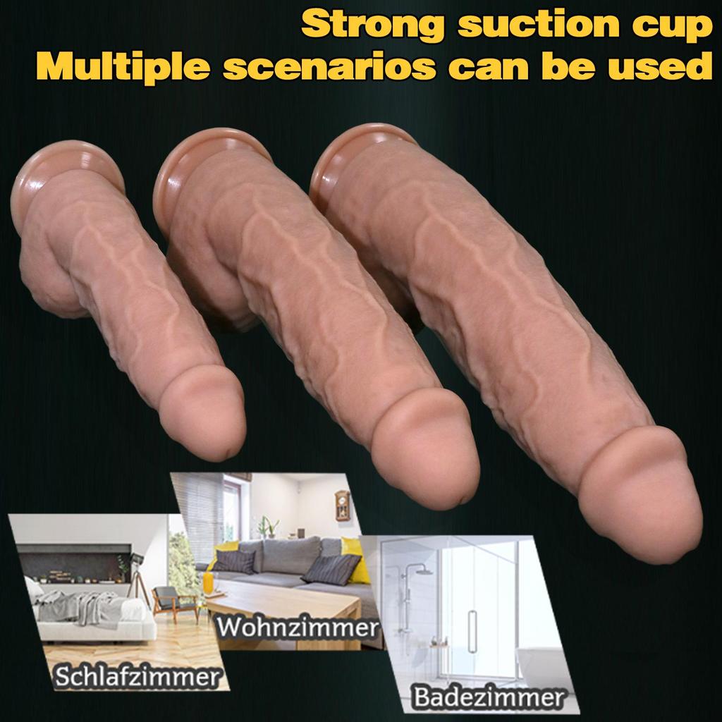 Huge Dildo Silicone Clit Massager G-Spot Stimulator Suction Cup Sex Toys for Women Masturbator