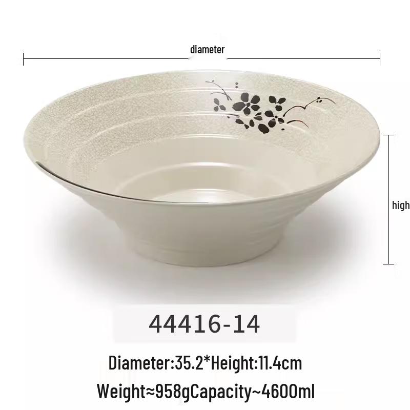 A5 Melamine Restaurant Ramen Noodle Bowl