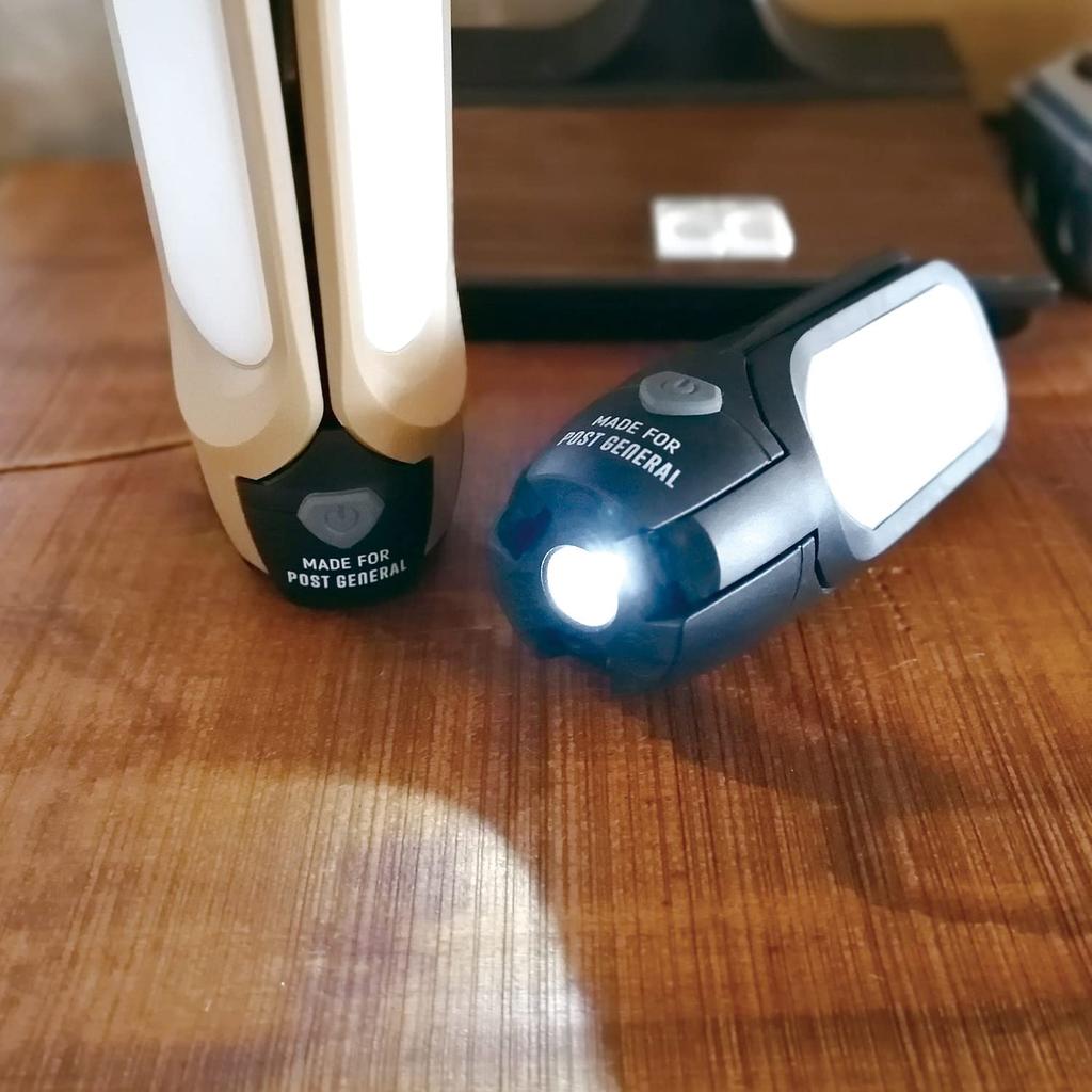 LED light Tri-panel solar-charged