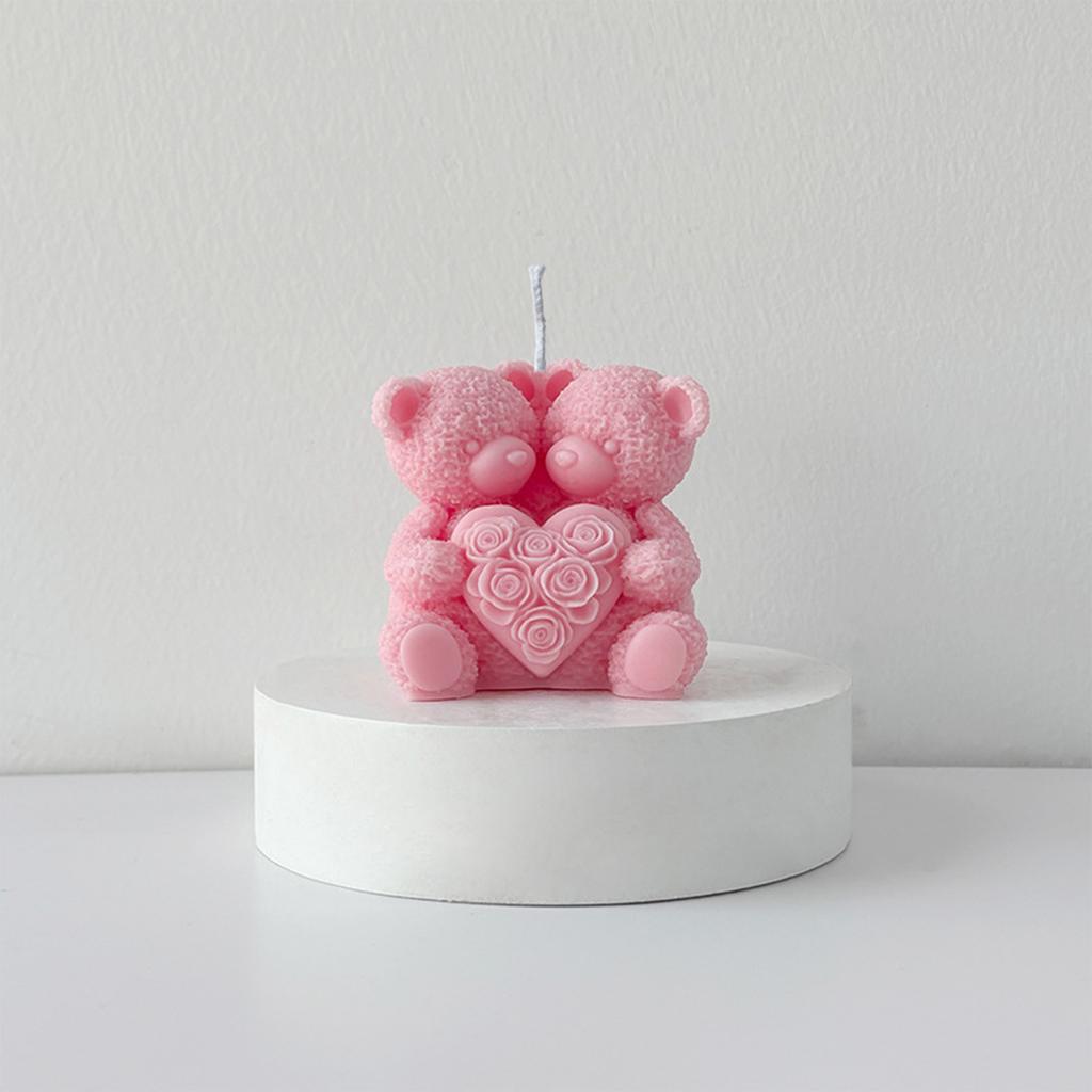 Cute Bear Shaped Scented Candles, INSstyle Creative Decorative Items, Perfect For  Wedding Decorations.