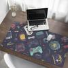 Desk Pad For Graphic Designers And Designers Retro Games Patterns 120X60 Cm