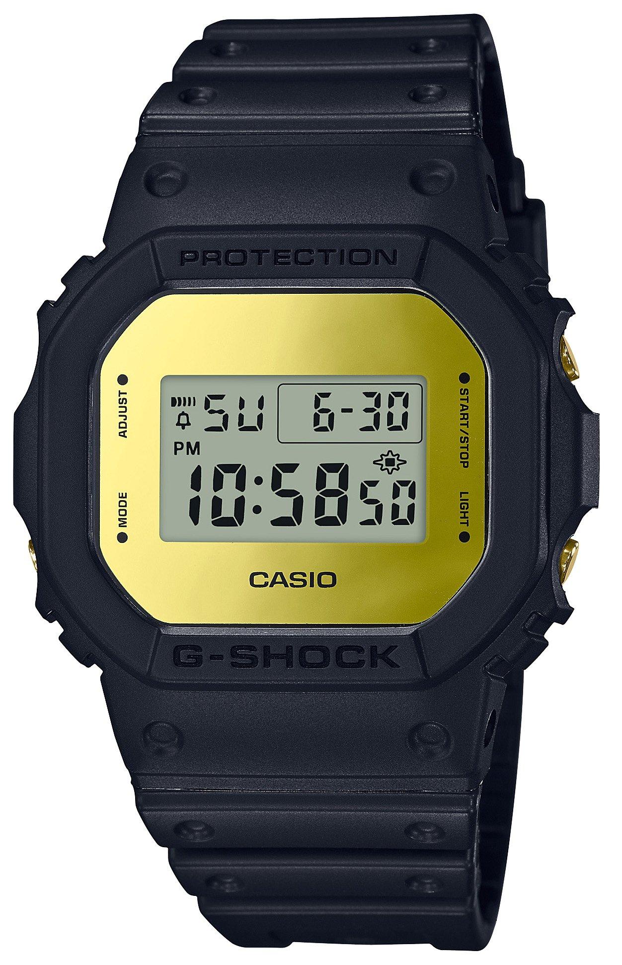 

Casio Metallic Mirror Face Watch Black G-Shock DW-5600BBMB-1JF Men s