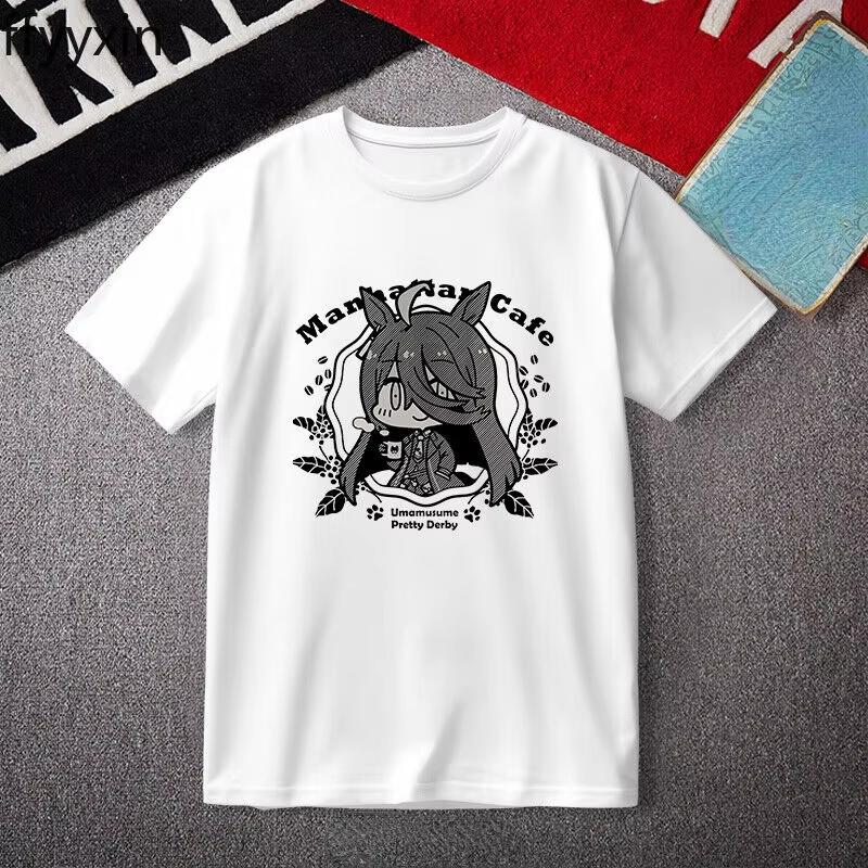 

Anime Men Women Autumn T-Shirt Harajuku Vintage Short Sleeve Loose Oversized Casual Fitness Comfortable Y2k Top S