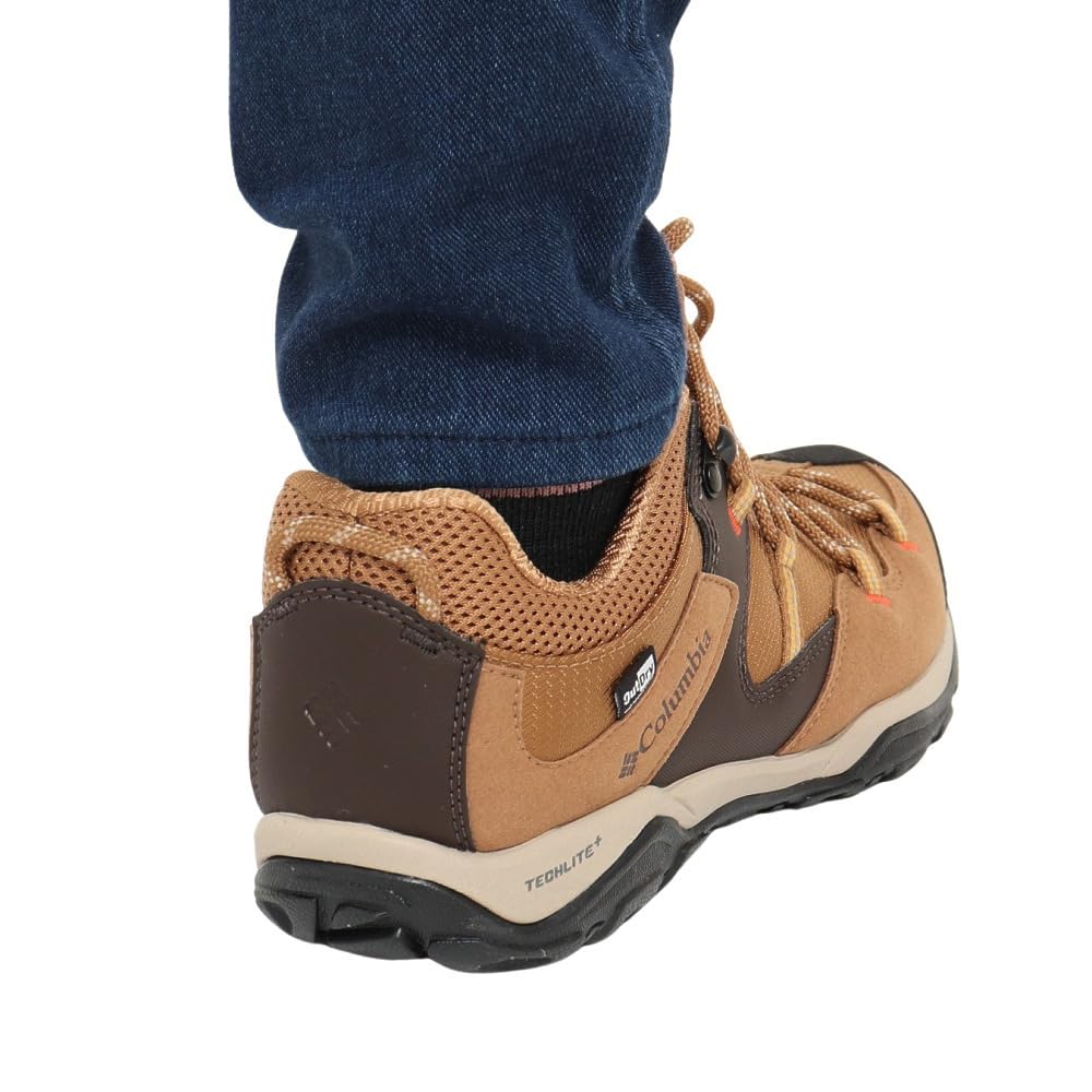 Columbia Saber Five Low OutDry Elk Trekking Hiking YL4134 Waterproof Shoes, Boots, 286, Beige, (Beige/Size 23.0/Women's)