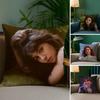 Singer C-Clairo Charm Pillow Case Sofa Living Room Bedroom Double-Sided Printing Square Cushion Nap Time Pillow Case