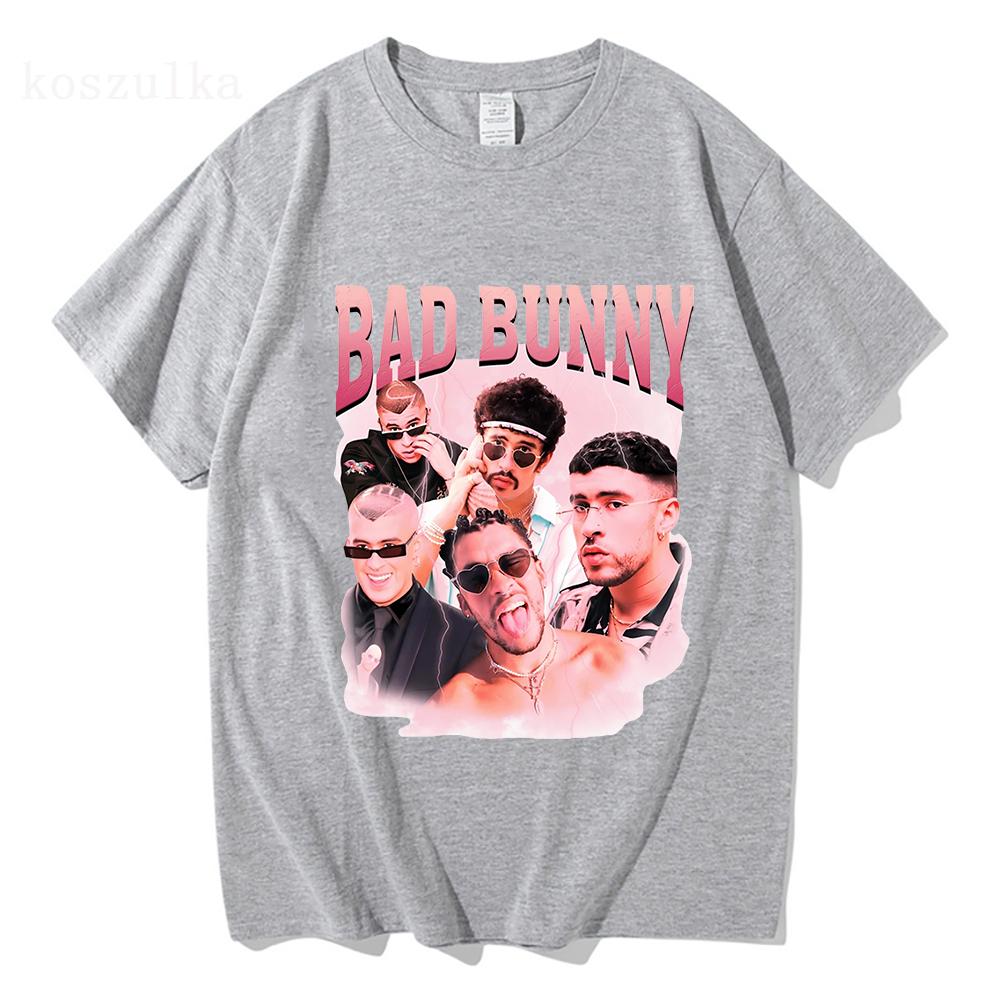 Bad Bunny T Shirt 2026 Fashion UnisexWomen Vintage Funny Frog Debí Tirar Más Fotos TShirt DeBÍ TiRAR MáS FOToS Cotton Tees Shirts