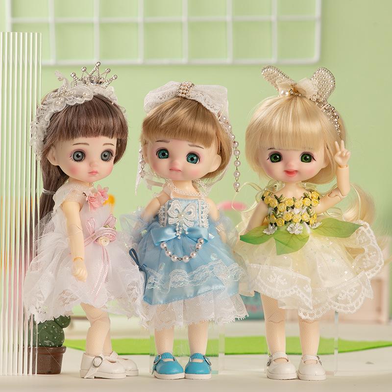 6-Minute Princess Doll Toy Set for Kids