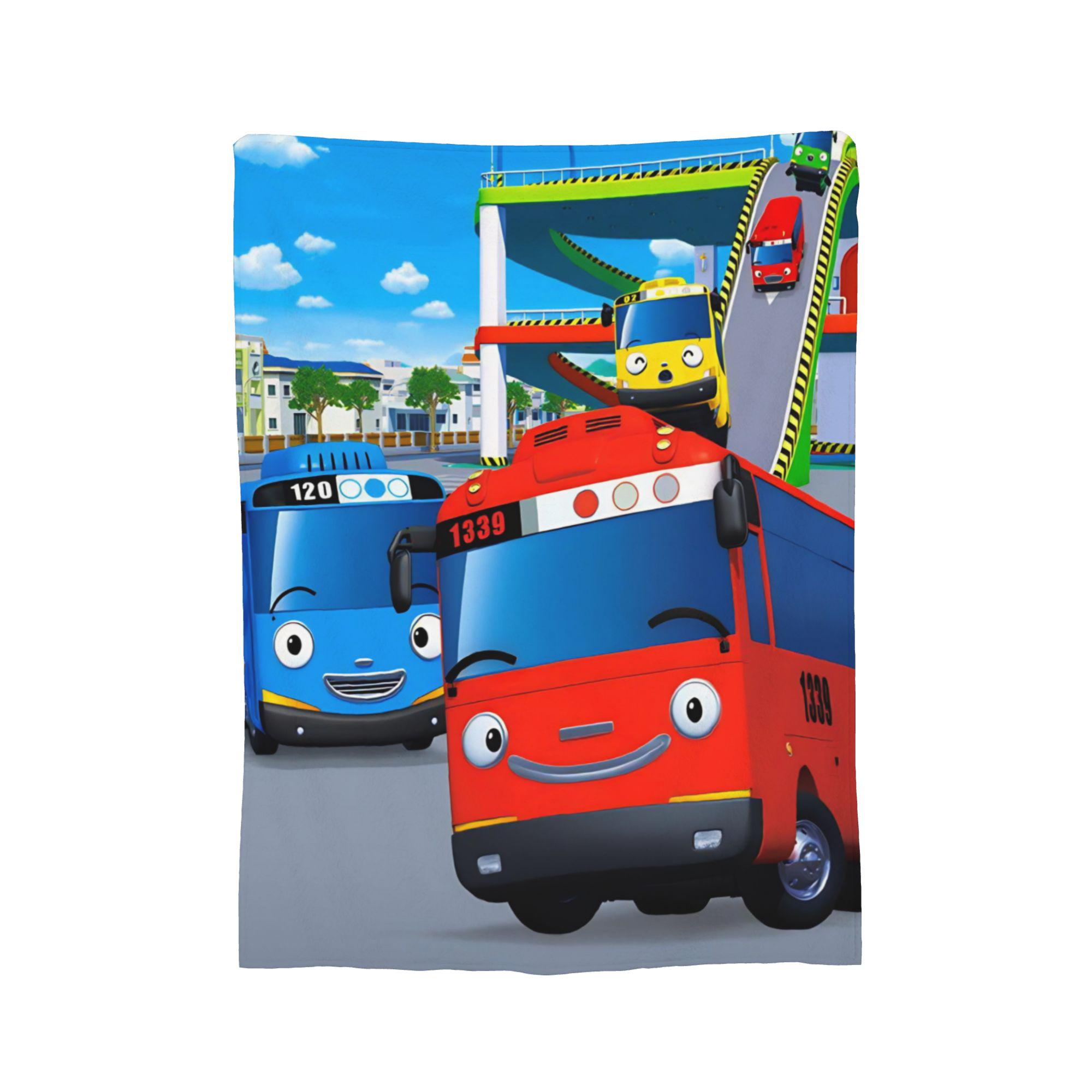 Titipo Tayos Little Bus Green Flannel