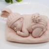 1PC 3DSleep Baby Candle Silicone Mold Cute Child Portrait DIY Craft Plaster Soap Resin Molds for Handmade Chocolate Ice Cube Bak
