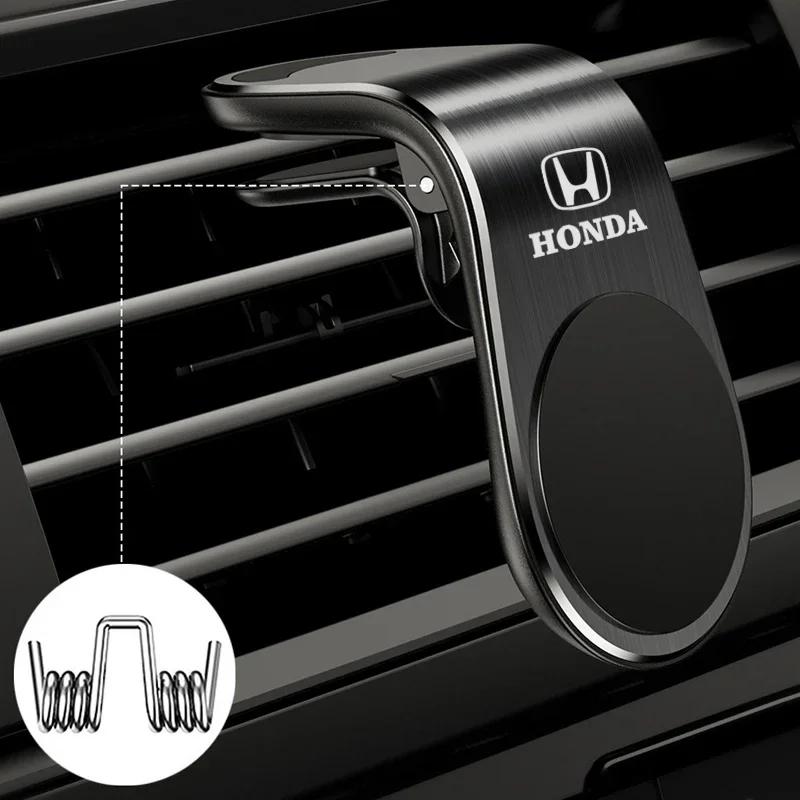Magnetic car phone holder ventilation clip GPS smartphone holder for Honda Odyssey Civic XR-V HR-V City Accord Jazz