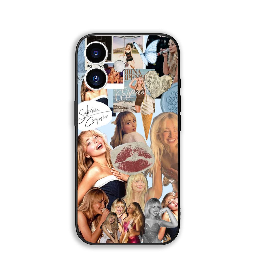 

Cover for Apple iPhone 17 16 Plus 13 12 Pro Max Mini X XR Xs ProMax 16E 15+ 17+ Air Phone Case Sabrinas SC Carpenters Wallpaper iPhone17