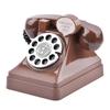 Phone Money Saving Box Sculpture Cartoon Tabletop Decoration Retro Telephone Piggy Bank for Shelf Bedroom Office Desktop Home