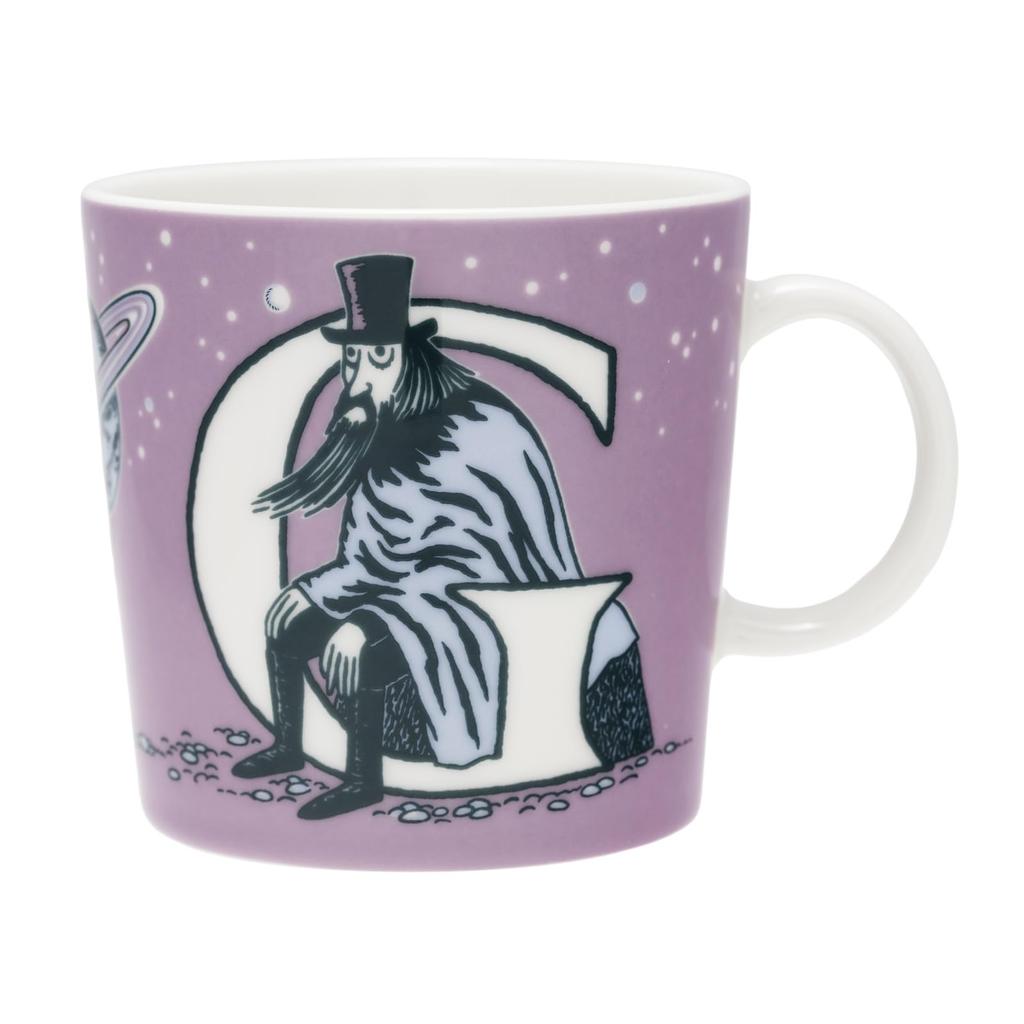 Officially Imported Moomin Arabia Mug, Moomin Tableware, Arabia Alphabet Collection "G" 0.4L (Product Number: 1077708)