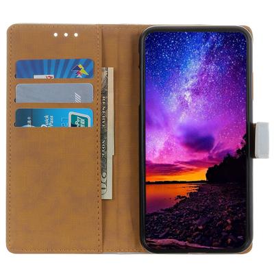 For Xiaomi Redmi 12 4G Textured Shockproof Phone Cover PU Leather Wallet Stand Smartphone Case