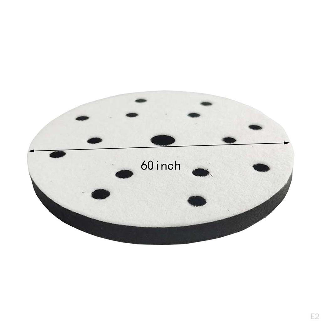Sponge Cushion Buffer Carrier Pad, 15.2 Cm, 15 Holes, for Wooden Furniture, Automobile