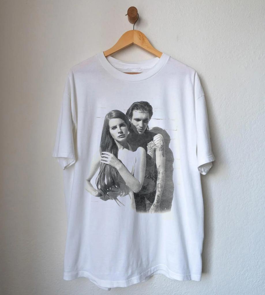 LANA DEL REY End Of Time White Heavy Cotton T-Shirt