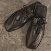Fashion Sqaure Head Solid Color Women Slippers Fashion Flats Summer Sling back Ladies Shoes Elegant Low Heels Zapatos Mujer